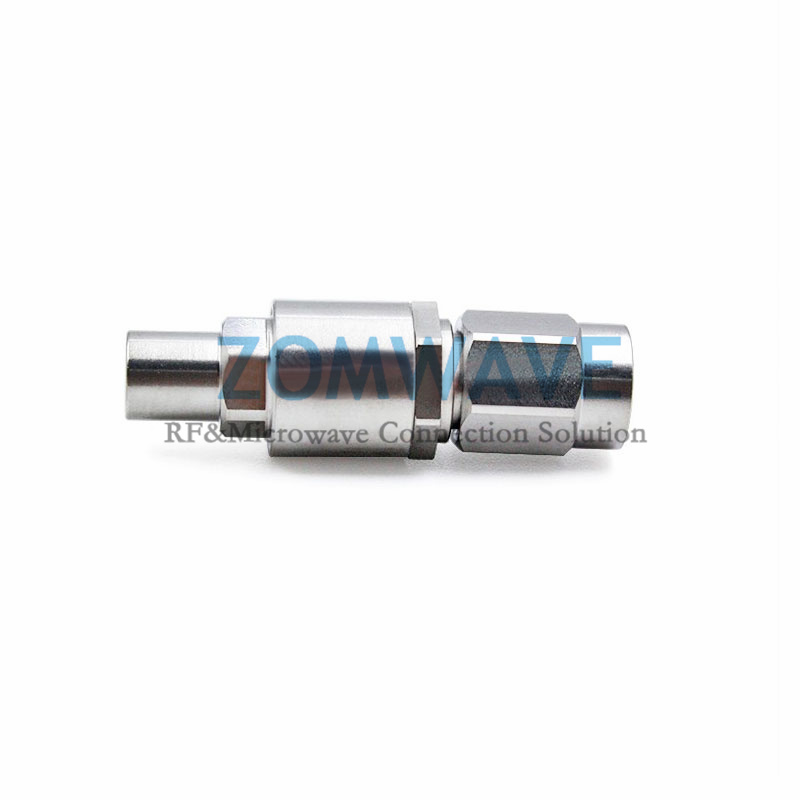 SSMA Male to Mini SMP (SMPM/GPPO) Male Stainless Steel Adapter, 40GHz