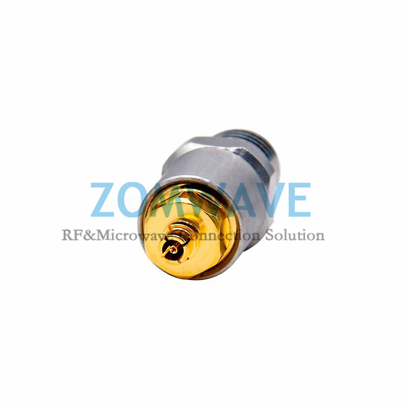 SMA Female to Mini SMP (SMPM/GPPO) Female Stainless Steel Adapter, 18GHz