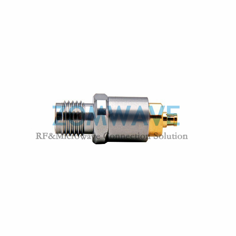 SMA Female to Mini SMP (SMPM/GPPO) Female Stainless Steel Adapter, 18GHz