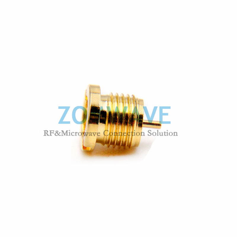 SMP(GPO) Male Thread-In Terminal Connector (Full Detent),  Extended 2mm Pin, 18G