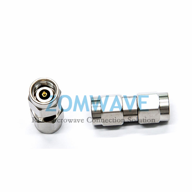 2.92mm Male to 2.92mm Male Stainless Steel Adapter, 40GHz