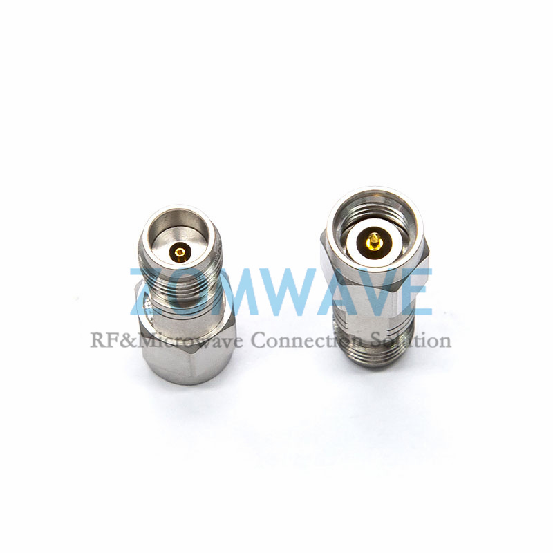 1.85mm Female to 2.92mm Male Stainless Steel Adapter, 40GHz