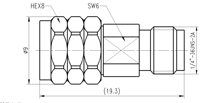 1.85mm adapter, 1.85mm male adapter, 1.85mm female adapter