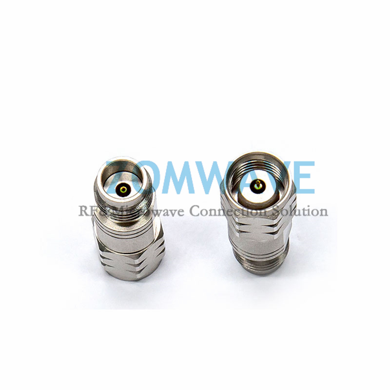 1.85mm Male to 1.85mm Female Stainless Steel Adapter, 67GHz