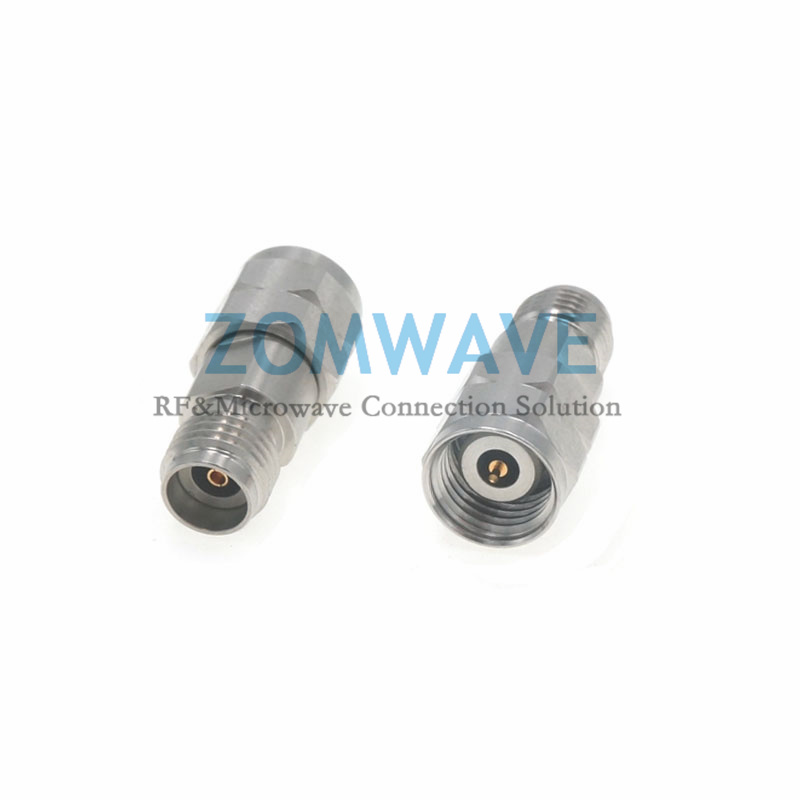 2.4mm Male to 2.92mm Female Stainless Steel Adapter, 40GHz