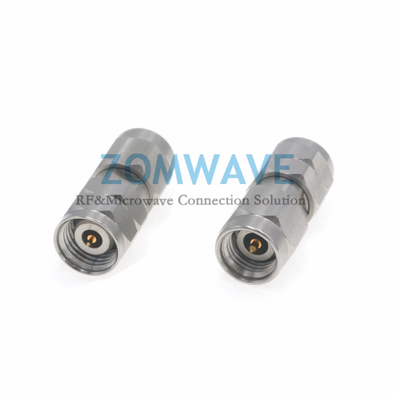 2.4mm Male to 2.92mm Male Stainless Steel Adapter, 40GHz