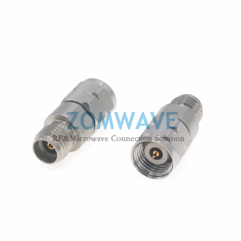 2.4mm Male to 3.5mm Female Stainless Steel Adapter, 27GHz